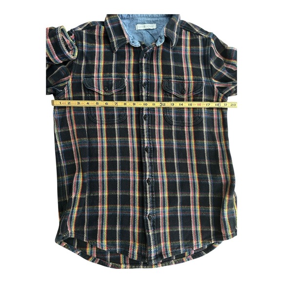 The Outerknown Men's Blanket Shirt Front Pockets Large Organic Cotton Button Up - Picture 4 of 11